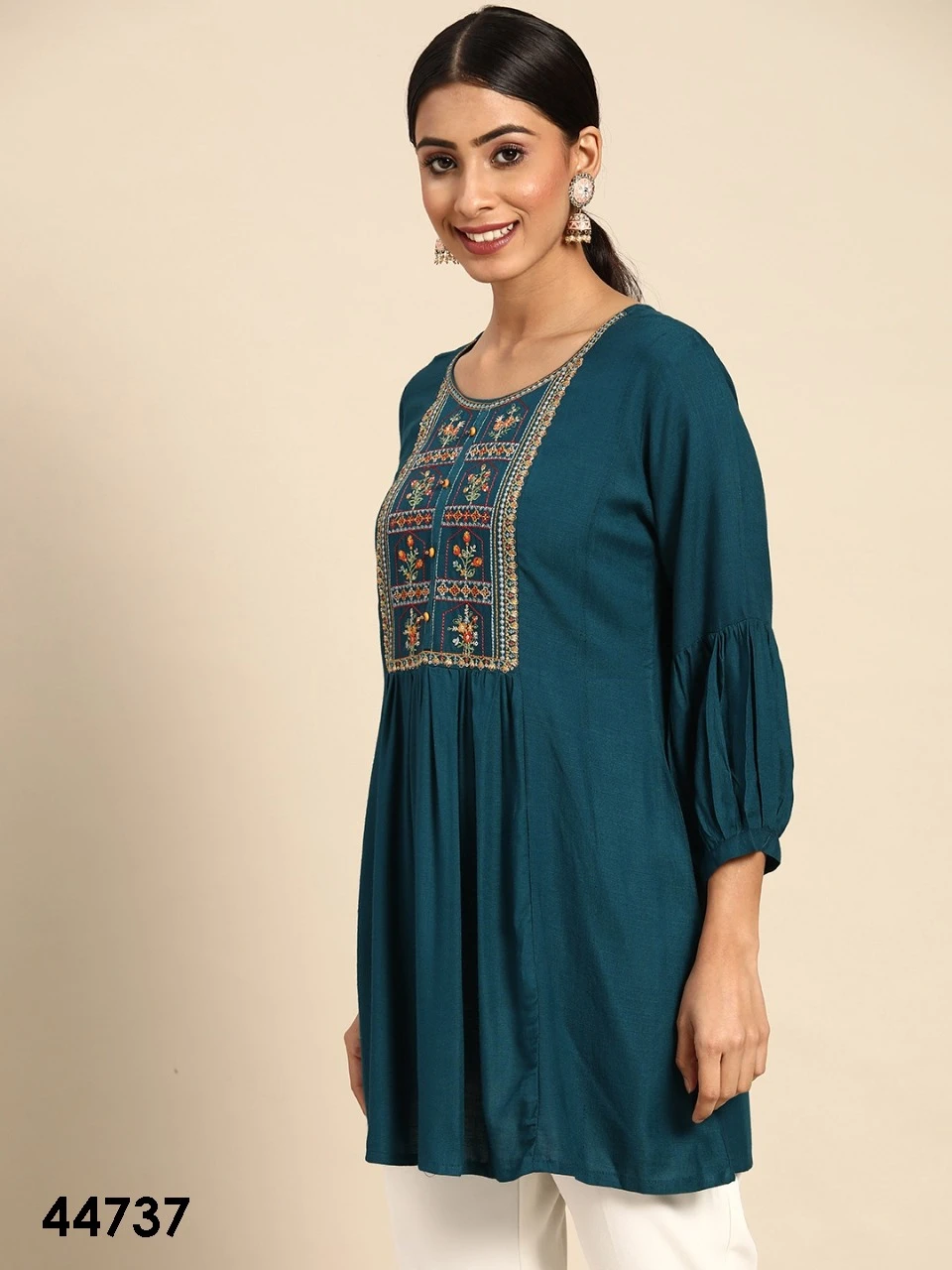 Mahotsav Short Top Vol 01 Rayon Wholesale Western Short Top Catalog — Wholesale Kurtis, MPA wholesale from Surat — view 2